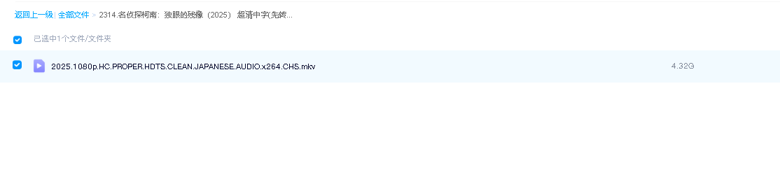 名侦探柯南：独眼的残像（2025） 超清中字(先转存再下载以免资源丢失）