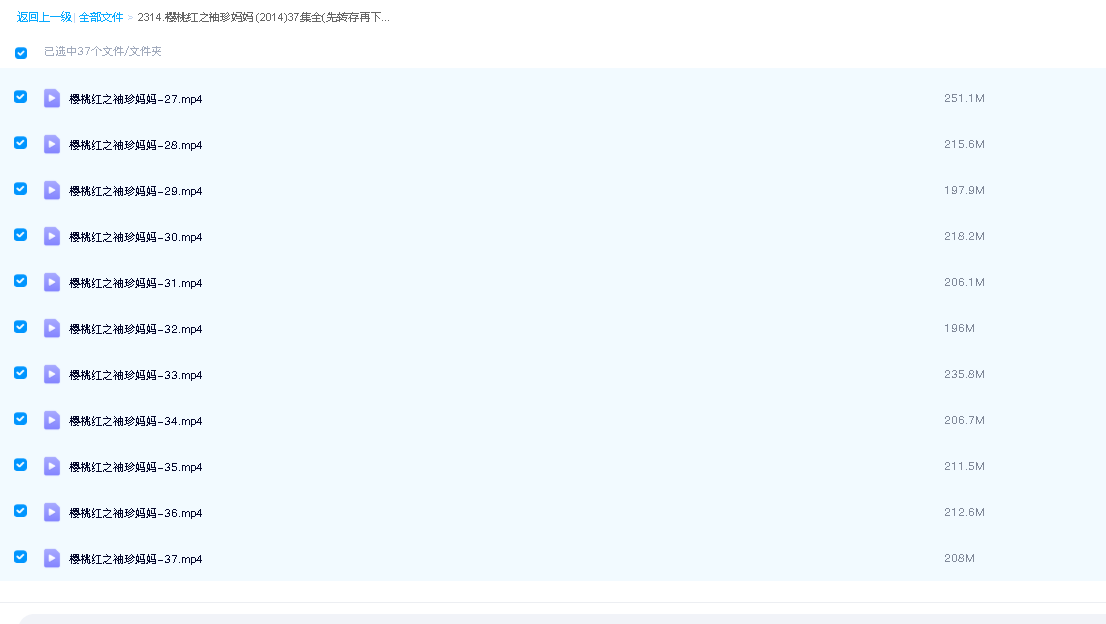 樱桃红之袖珍妈妈 (2014)37集全(先转存再下载以免资源丢失）
