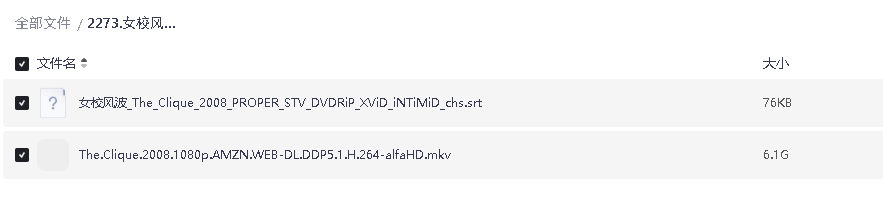 女校风波 (2008) 1080P 超清中字(先转存再下载以免资源丢失）