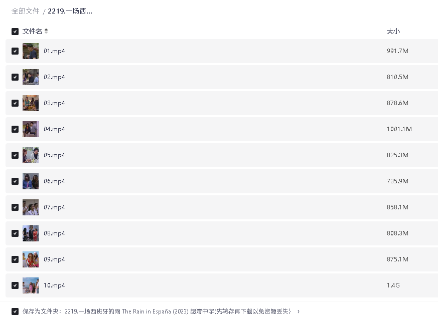 一场西班牙的雨 The Rain in España (2023) 超清中字(先转存再下载以免资源丢失）