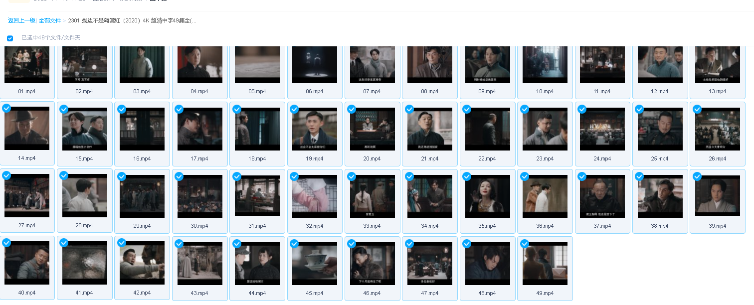 鬓边不是海棠红（2020）4K 超清中字49集全(先转存再下载以免资源丢失）