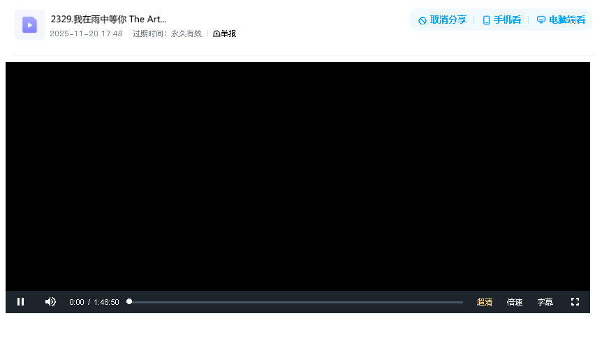 我在雨中等你 The Art of Racing in the Rain (2019)超清中文字幕(先转存再下载以免资源丢失）