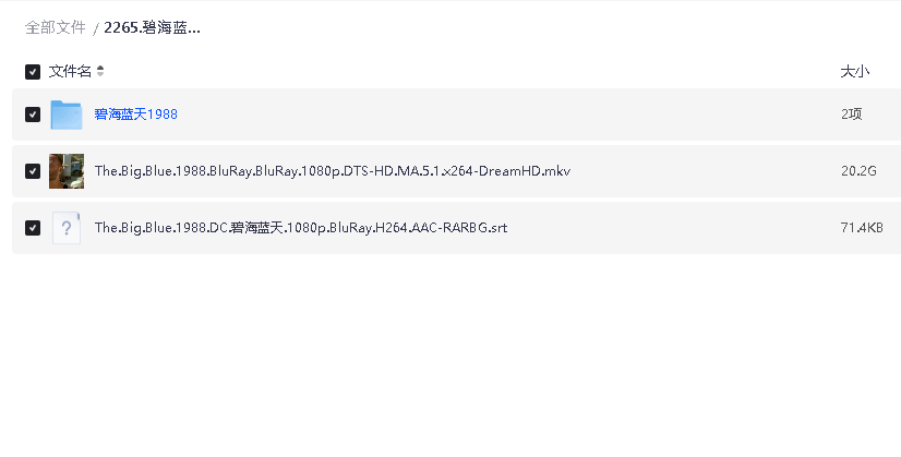 碧海蓝天.1988.超清国法双语中字.豆瓣评分8.6(先转存再下载以免资源丢失）