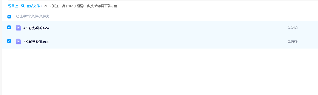 孤注一掷 (2023) 超清中字(先转存再下载以免资源丢失）