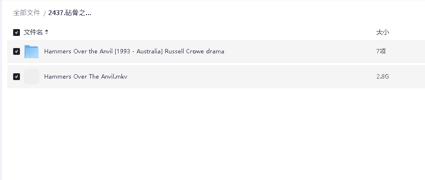 砧骨之锤 Hammers Over the Anvil (1993)(先转存再下载以免资源丢失）