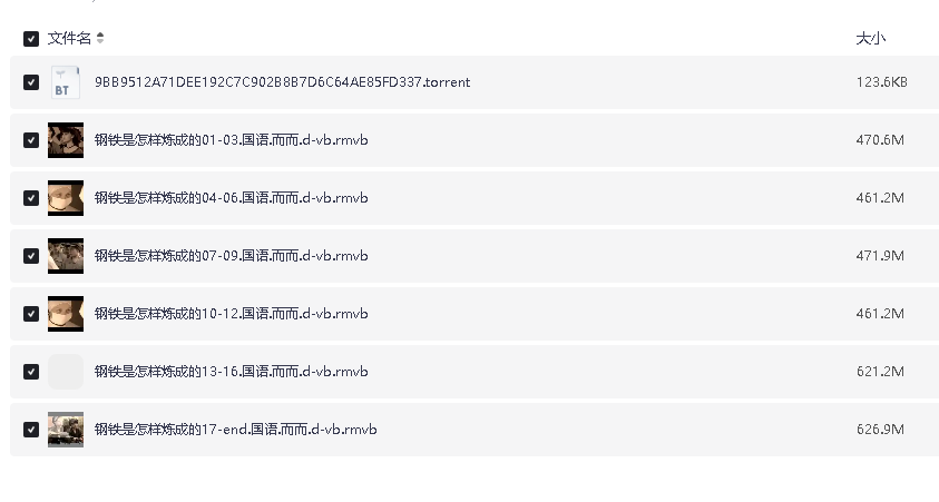 钢铁是怎样炼成的 (2000) 20集全国语无字幕(先转存再下载以免资源丢失）