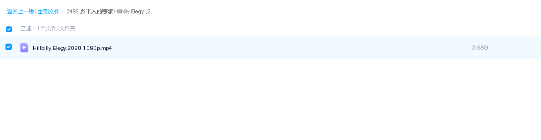 乡下人的悲歌 Hillbilly Elegy (2020)超清中字(先转存再下载以免资源丢失）